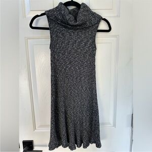 Gray cowl neck  Sleeveless Knit Dress size small